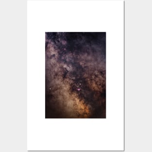 Galactic core of the Milky Way Posters and Art